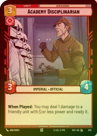 Academy Disciplinarian (Foil) - 675 - Common (Foil)