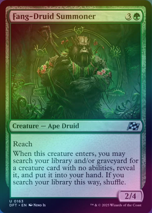 Fang-Druid Summoner (Foil) (DFT)
