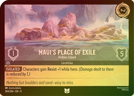 Maui's Place of Exile (Hidden Island) (Fabled Reprint) - 204/204 - Uncommon (Foil)