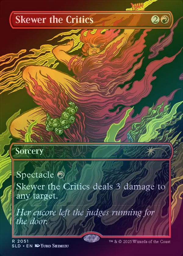 Skewer the Critics - EVERYTHING IS ON FIRE (Rainbow Foil) (SLD)
