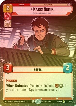 Karis Nemik - Freedom is a Pure Idea (Hyperspace Foil) - 904 - Rare (Foil)