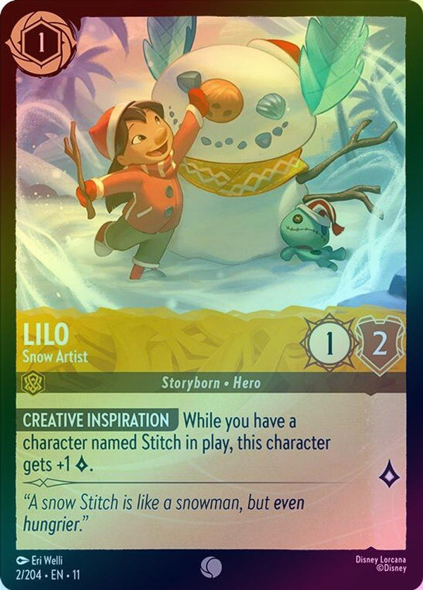 Lilo (Snow Artist) - 2/204 - Common (Foil)