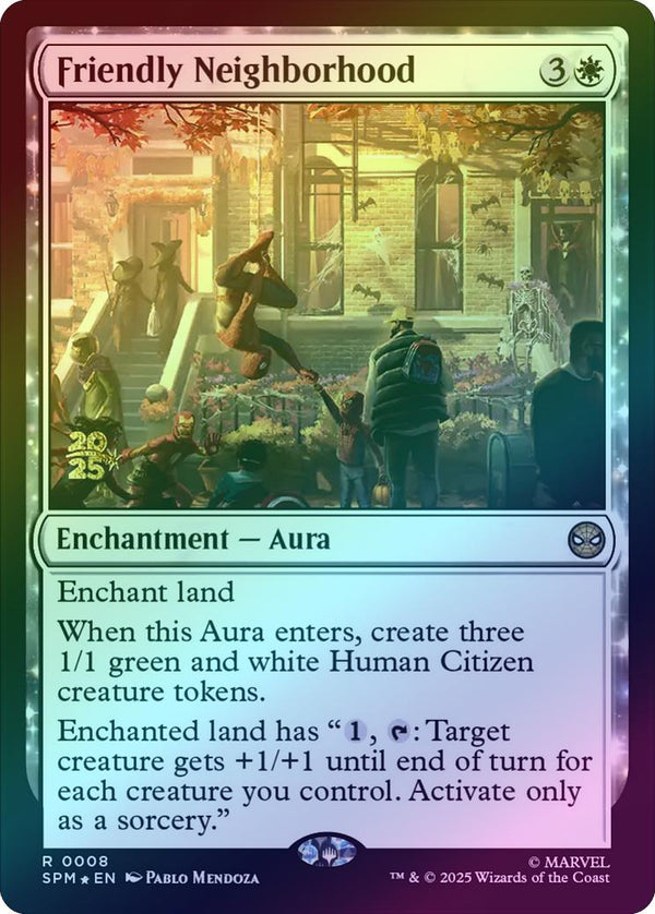 Friendly Neighborhood - Prerelease Promo (Foil) (PSPM)