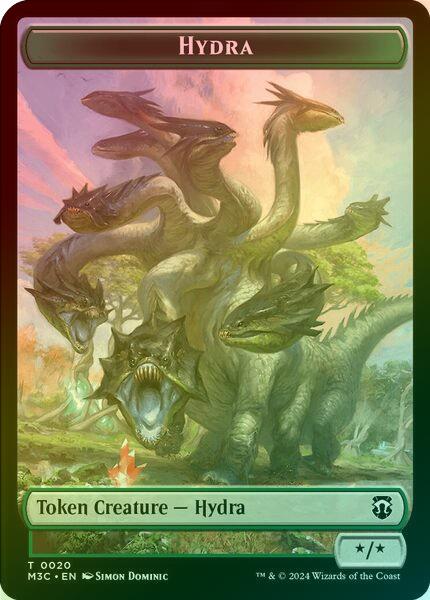 Hydra // Boar Token (Ripple Foil) (TM3C)