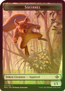 Squirrel // Zombie Army (Foil) (MH2 Token)