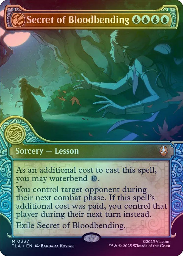 Secret of Bloodbending - Elemental Frame Showcase (Foil) (TLA)