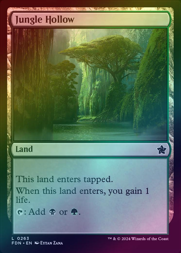 Jungle Hollow (Foil) (FDN)