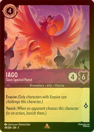 Iago (Giant Spectral Parrot) - 49/204 - Rare (Foil)