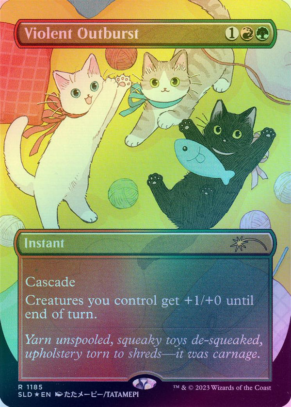 Violent Outburst - Borderless (Foil) (SLD)