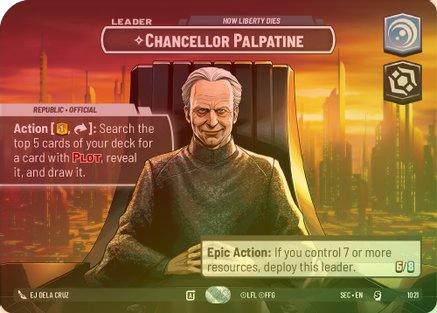 Chancellor Palpatine - How Liberty Dies (Showcase) - 1021 - Special (Foil)