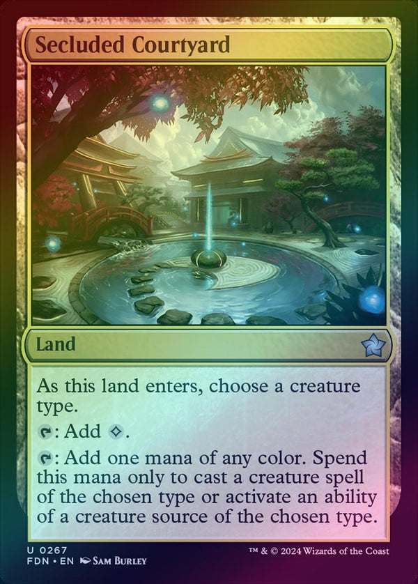 Secluded Courtyard (Foil) (FDN)
