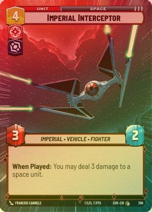 Imperial Interceptor (Hyperspace) - 396 - Common (Foil)