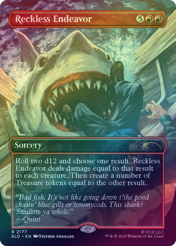 Reckless Endeavor - JAWS: Terror of Amity Island (Rainbow Foil) (SLD)