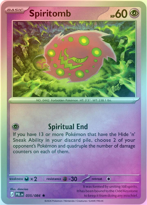 Spiritomb - 035/084 - Rare - Reverse Holo