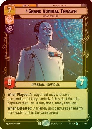Grand Admiral Thrawn - Grand Schemer (Foil) - 703 - Legendary (Foil)