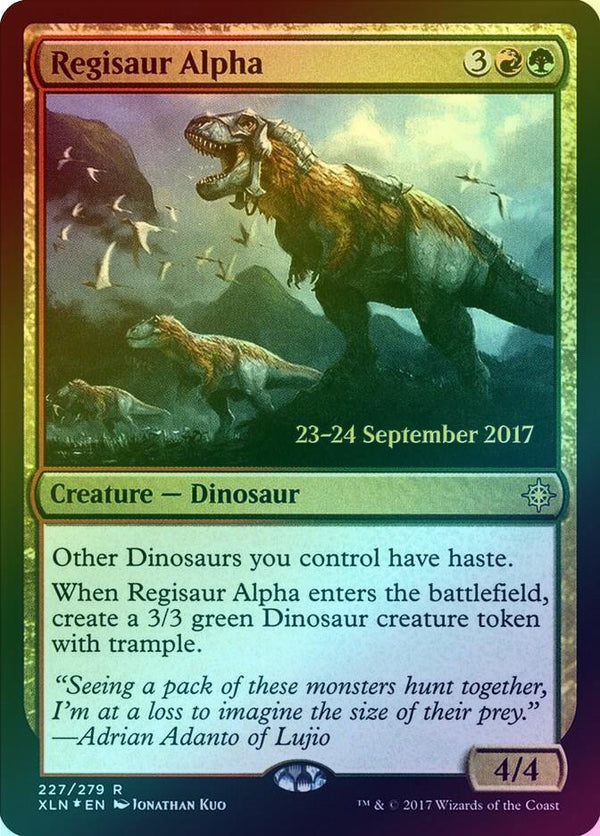 Regisaur Alpha - Prerelease Promo (Foil) (PXLN)