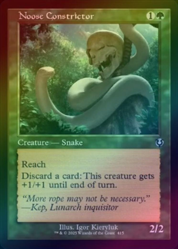 Noose Constrictor - Retro Frame (Foil) (INR)