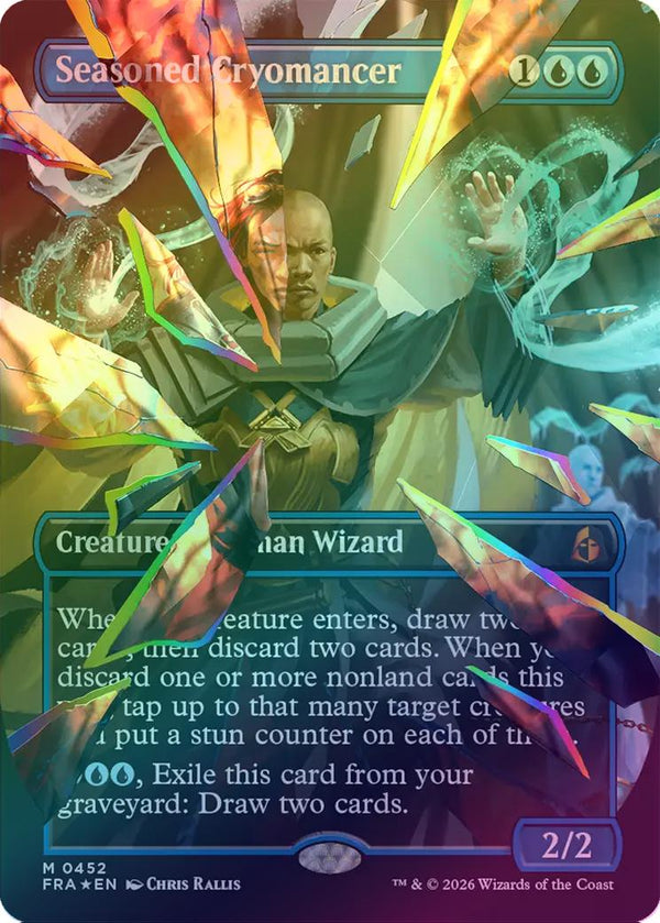 Seasoned Cryomancer - Shattered Mirror (Facet Foil) (FRA)