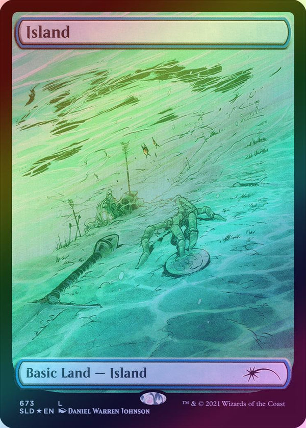 Island (673) (Foil) (SLD)