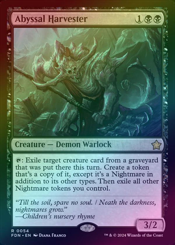 Abyssal Harvester (Foil) (FDN)