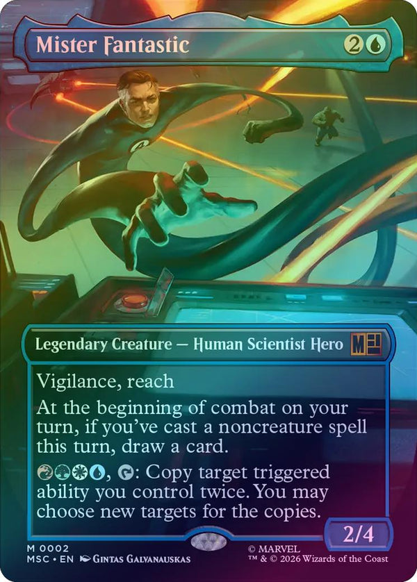 Mister Fantastic - Borderless (Foil) (MSC) (Pre-Order)