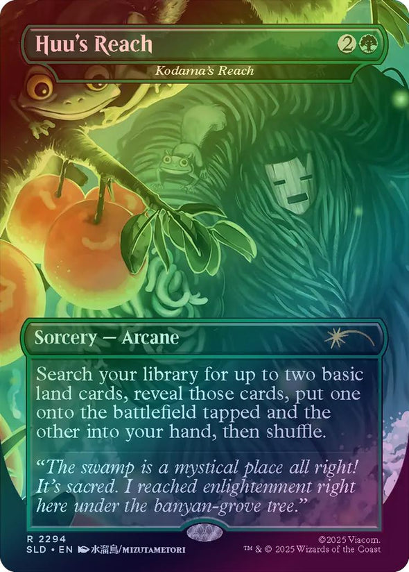 Huu's Reach // Kodama's Reach - ATLA: A Lot To Learn (Rainbow Foil) (SLD)