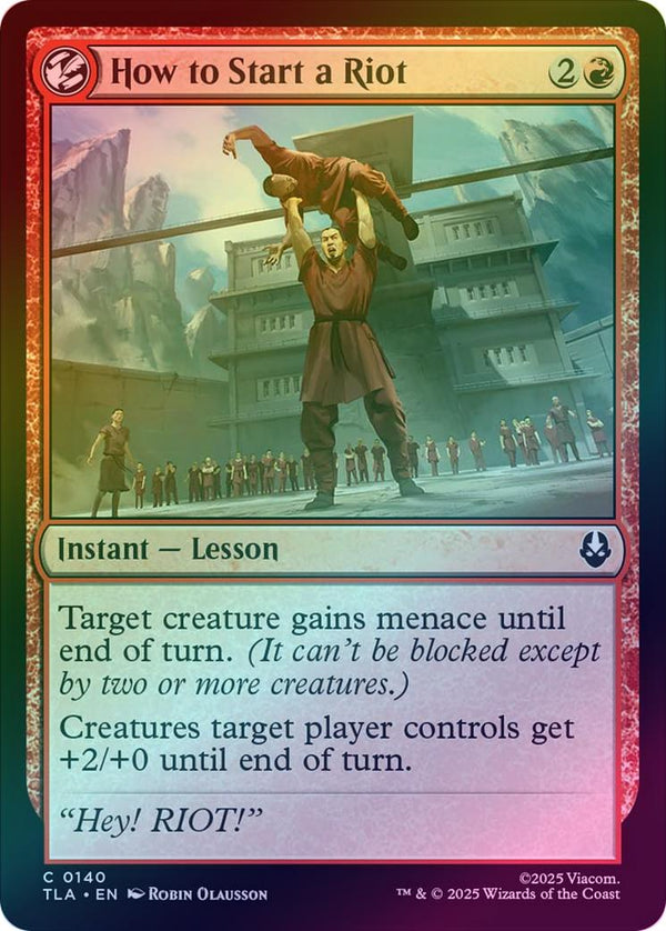 How to Start a Riot (Foil) (TLA)