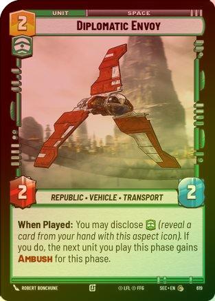 Diplomatic Envoy (Foil) - 619 - Common (Foil)