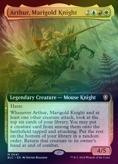 Arthur, Marigold Knight - Extended Art (Foil) (BLC)