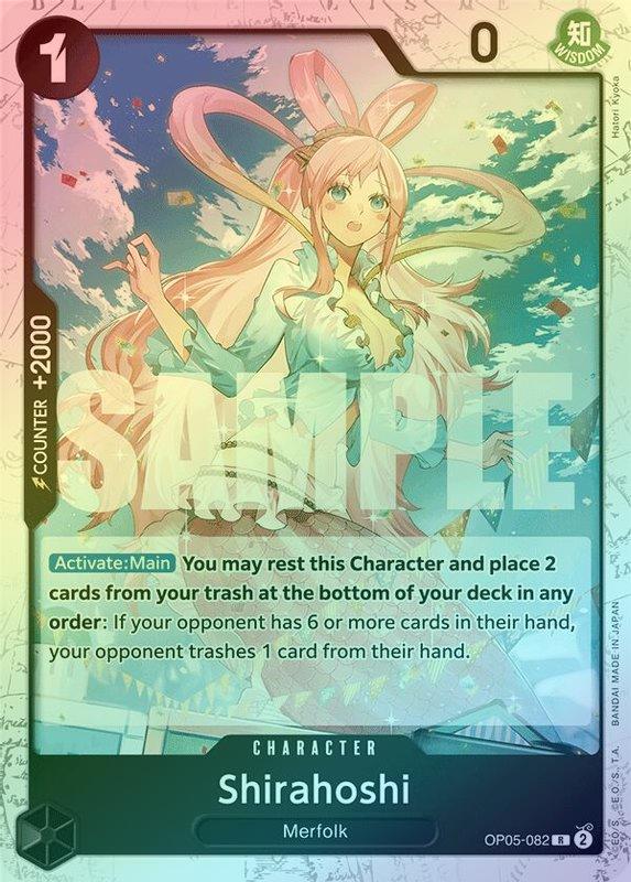 Shirahoshi (OP05-082) (Jolly Roger Foil) - OP05-082 - Rare