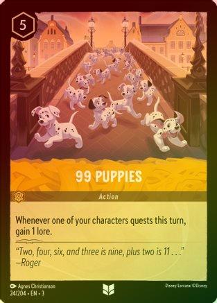 99 Puppies - 24/204 - Uncommon (Foil)