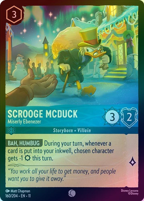 Scrooge McDuck (Miserly Ebenezer) - 160/204 - Common (Foil)