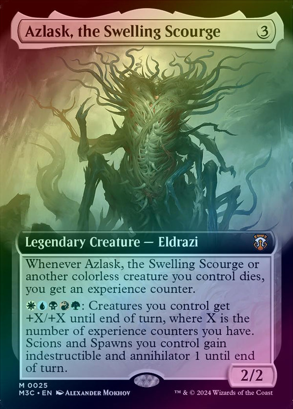 Azlask, the Swelling Scourge - Extended Art (Foil) (M3C)
