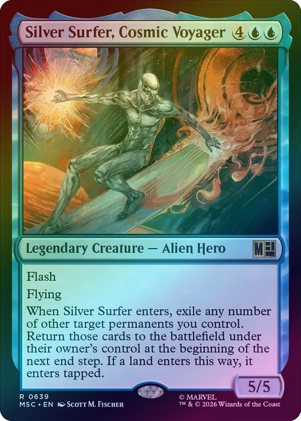 Silver Surfer, Cosmic Voyager (Foil) (MSC) (Pre-Order)