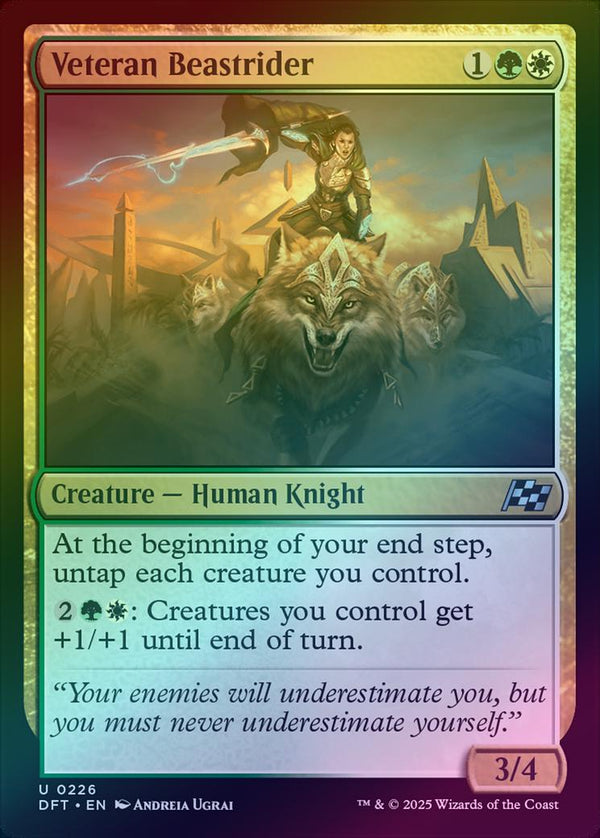 Veteran Beastrider (Foil) (DFT)
