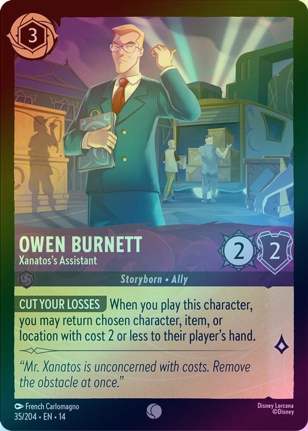 Owen Burnett (Xanatos's Assistant) - 35/204 - Common (Foil)