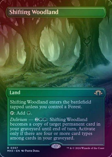 Shifting Woodland - Borderless (Foil) (MH3)