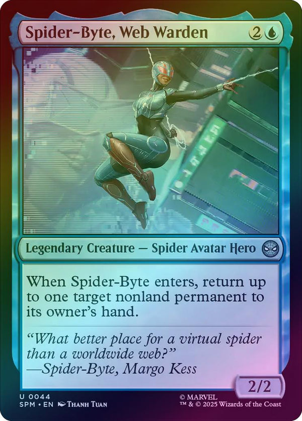 Spider-Byte, Web Warden (Foil) (SPM)