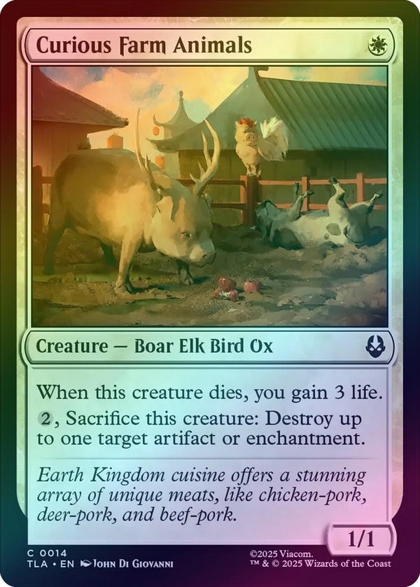 Curious Farm Animals (Foil) (TLA)