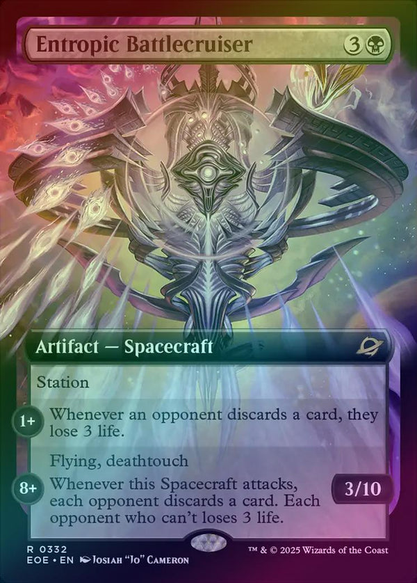 Entropic Battlecruiser - Extended Art (Foil) (EOE)