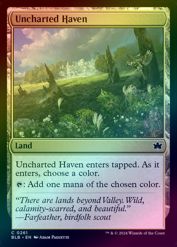 Uncharted Haven (Foil) (BLB)