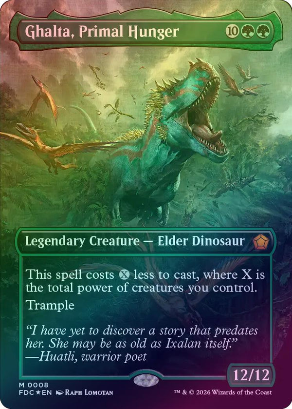 Ghalta, Primal Hunger - Borderless (Foil) (FDC)