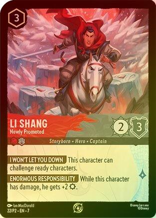 Li Shang (Newly Promoted) - 22 - Promo (Foil)