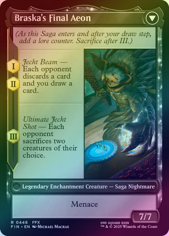 Jecht, Reluctant Guardian // Braska's Final Aeon (Foil) (FIN)