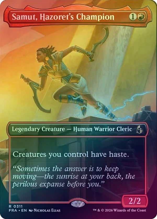 Samut, Hazoret's Champion - Borderless Echo (Foil) (FRA)