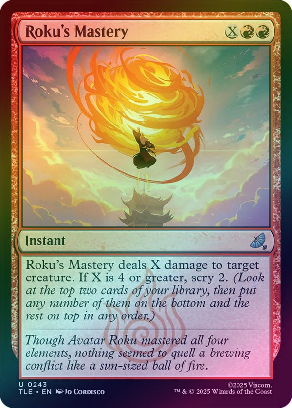 Roku's Mastery (Foil) (TLE)