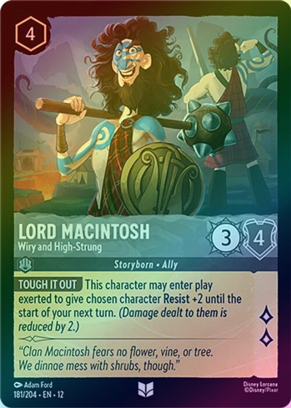 Lord Macintosh (Wiry and High-Strung) - 181/204 - Uncommon (Foil)