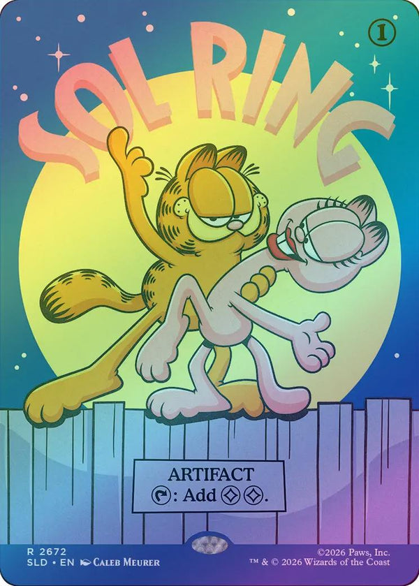 Sol Ring - Garfield: Motivationally Challenged (Foil) (SLD)