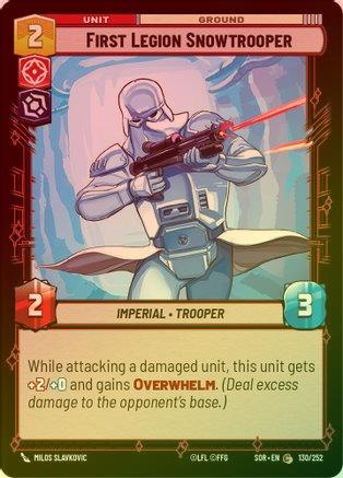 First Legion Snowtrooper - 130/252 - Common (Foil)