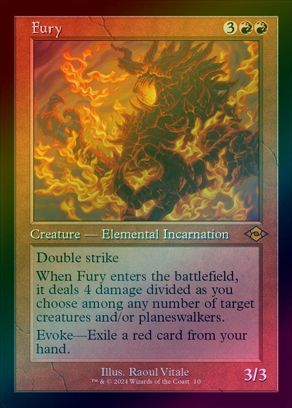 Fury - Retro Frame (Foil) (H2R)